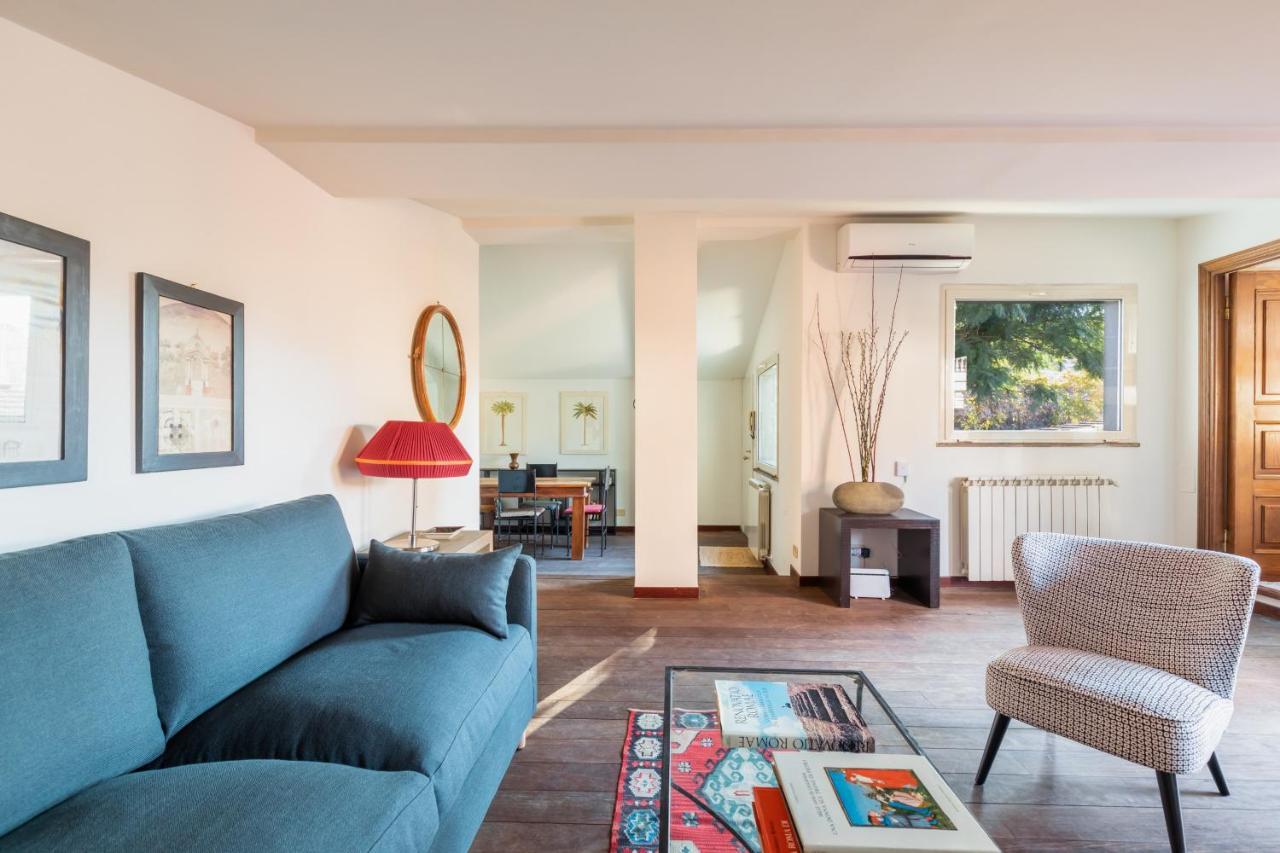 Bright And Comfy Terraced Apartment In Trastevere Roma Exterior foto