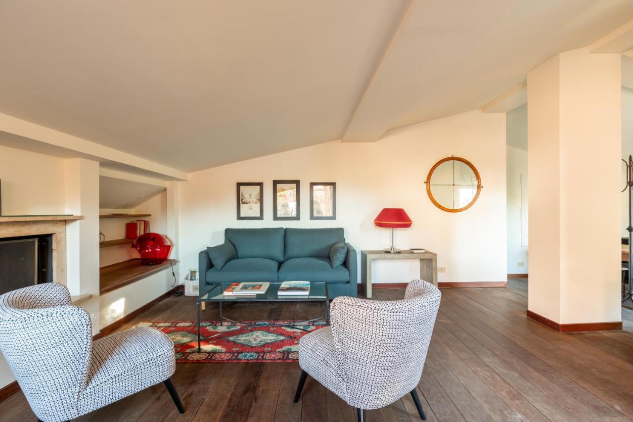 Bright And Comfy Terraced Apartment In Trastevere Roma Exterior foto